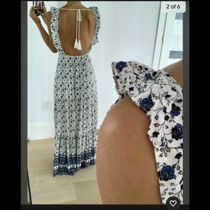 Maxi dress backless small
